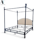 KING IRON FOUR POSTER BED