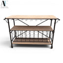 ROLLING WINE RACK