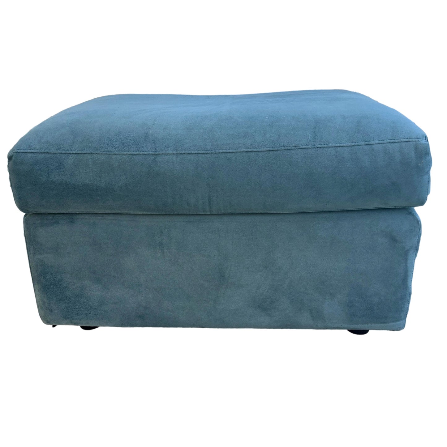 Velvet Crate And Barrel Ottoman