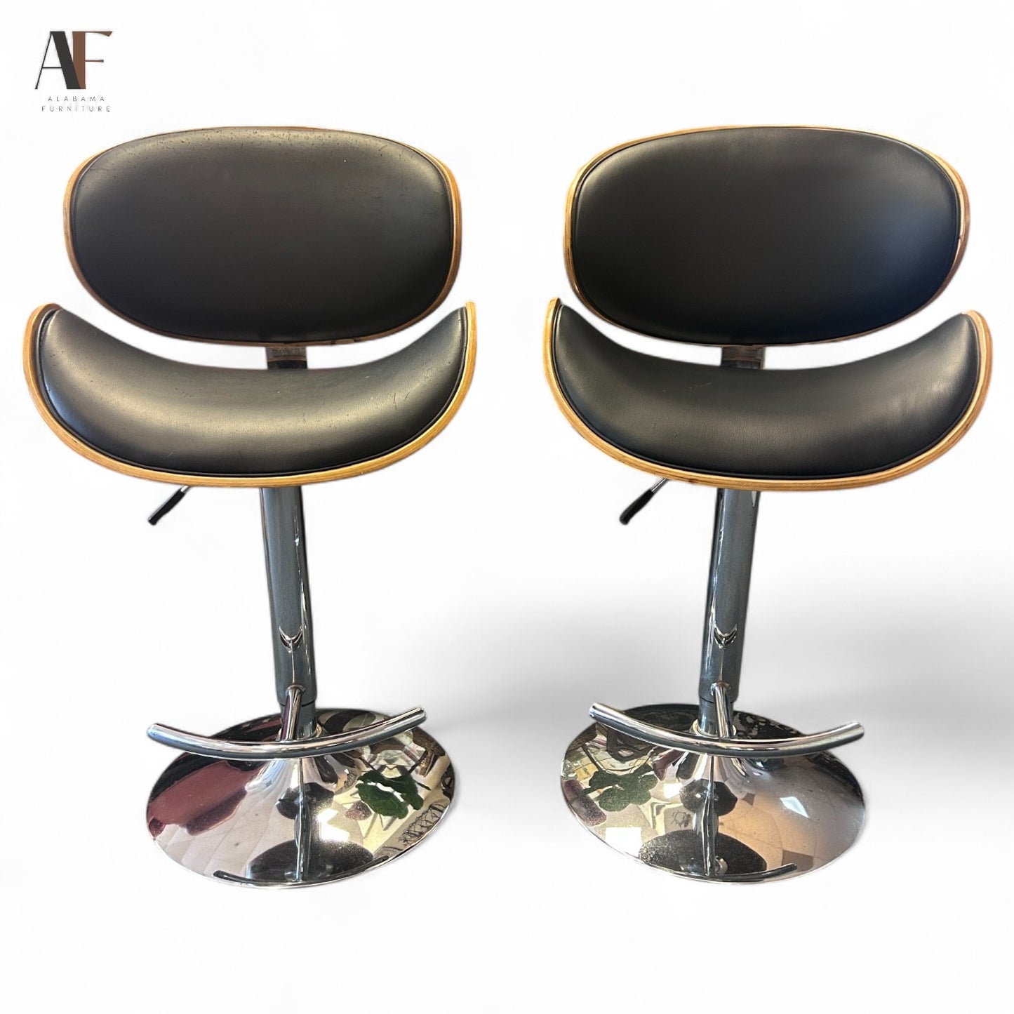ADJUSTABLE BARSTOOLS (PAIR)