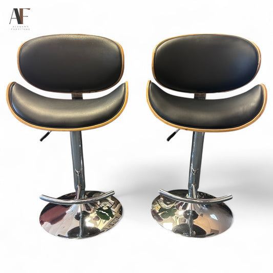 ADJUSTABLE BARSTOOLS (PAIR)
