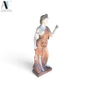 LIFE-SIZE NEOCLASSICAL MARBLE HARVEST MAIDEN MARBLE STATUE