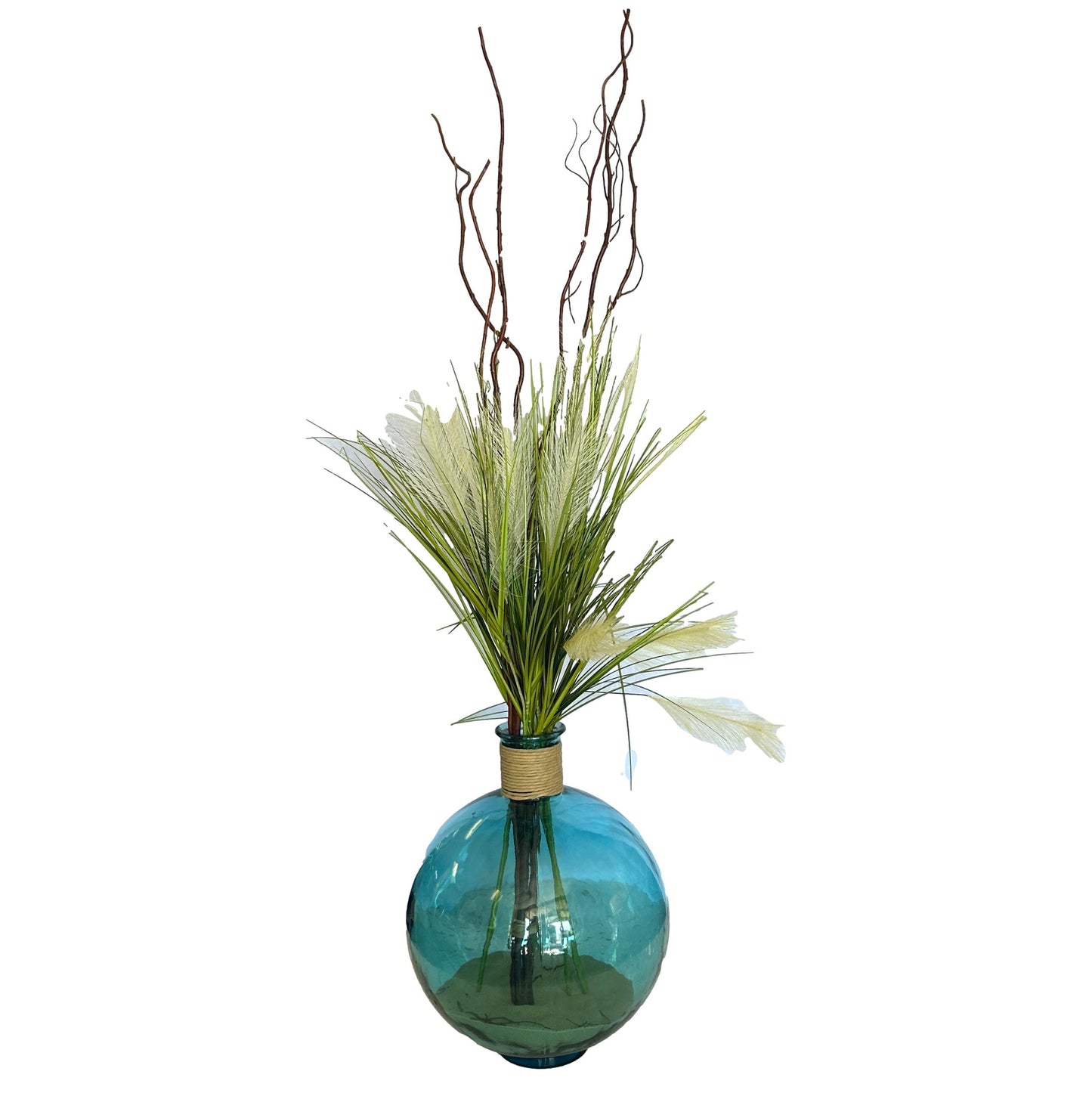 Aqua Glass Planter