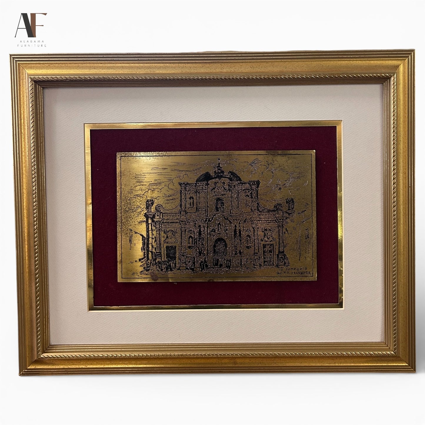 FRAMED GOLD PLAQUE (LA COMPANIA)