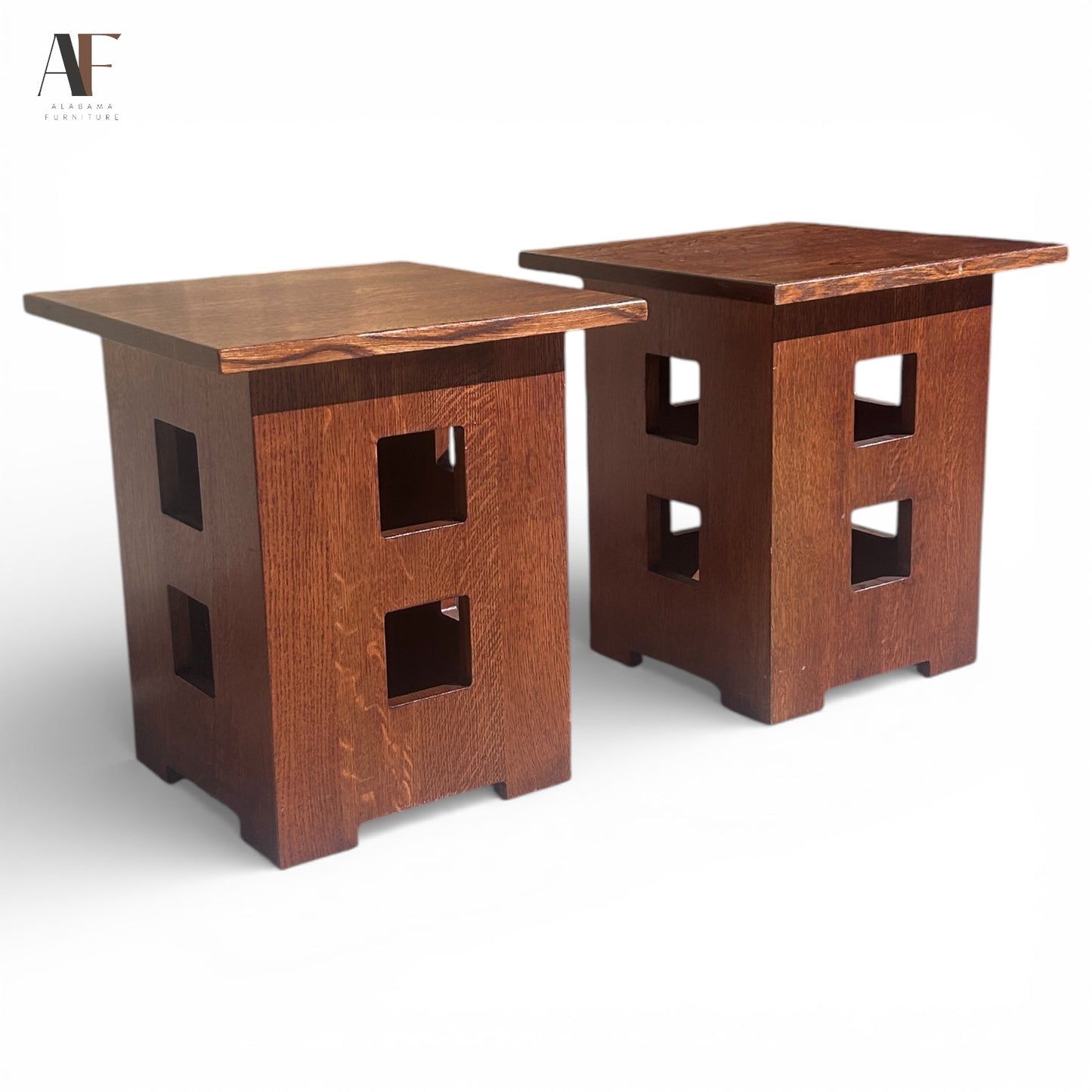 STICKLEY END TABLES (PAIR)