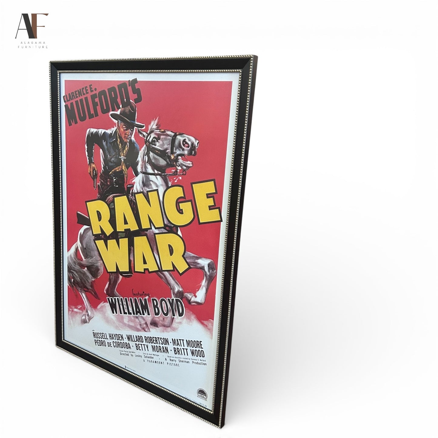 RANGE WAR FRAMED POSTER