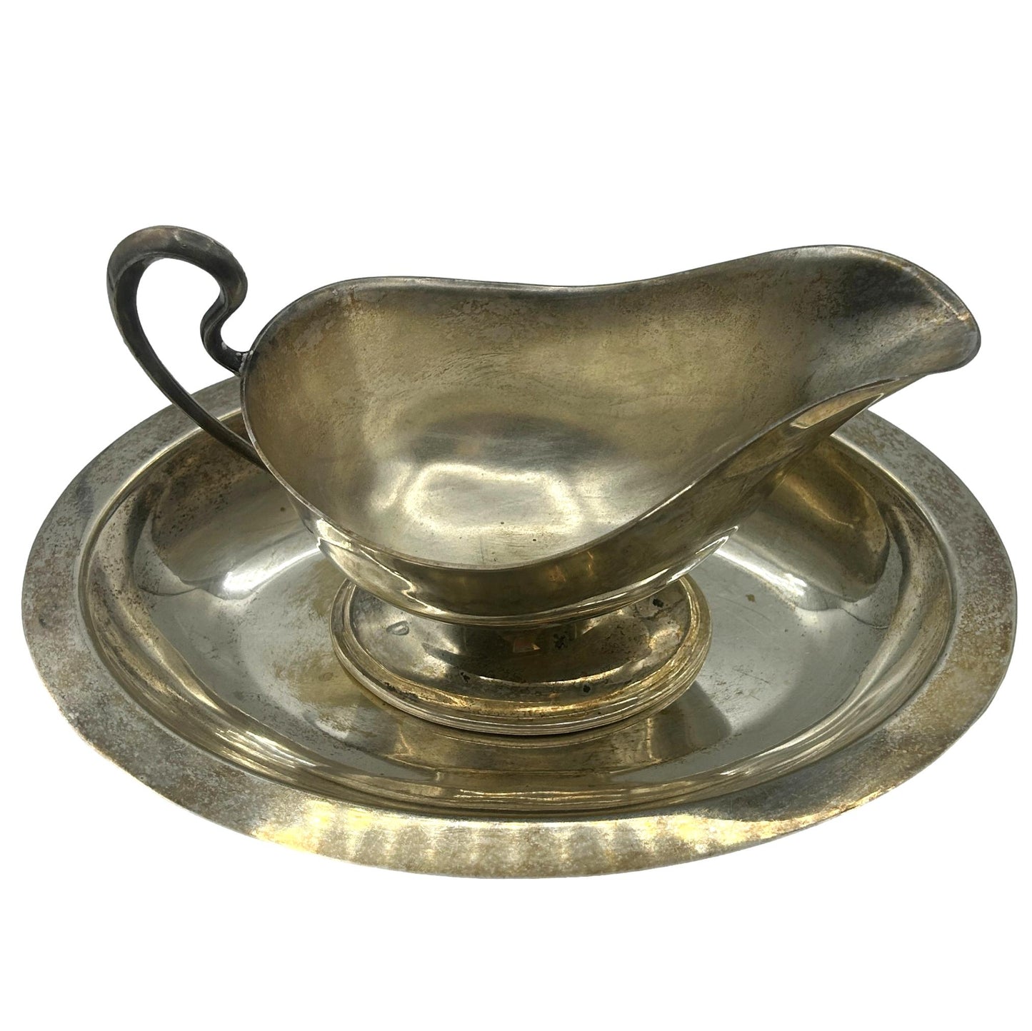 Silver Plate Gravy Server