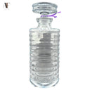 RIBBED DECANTER- TALL