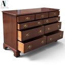 HENKEL HARRIS BLACK CHERRY DRESSER