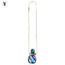 STERLING ART PENDANT AND CHAIN