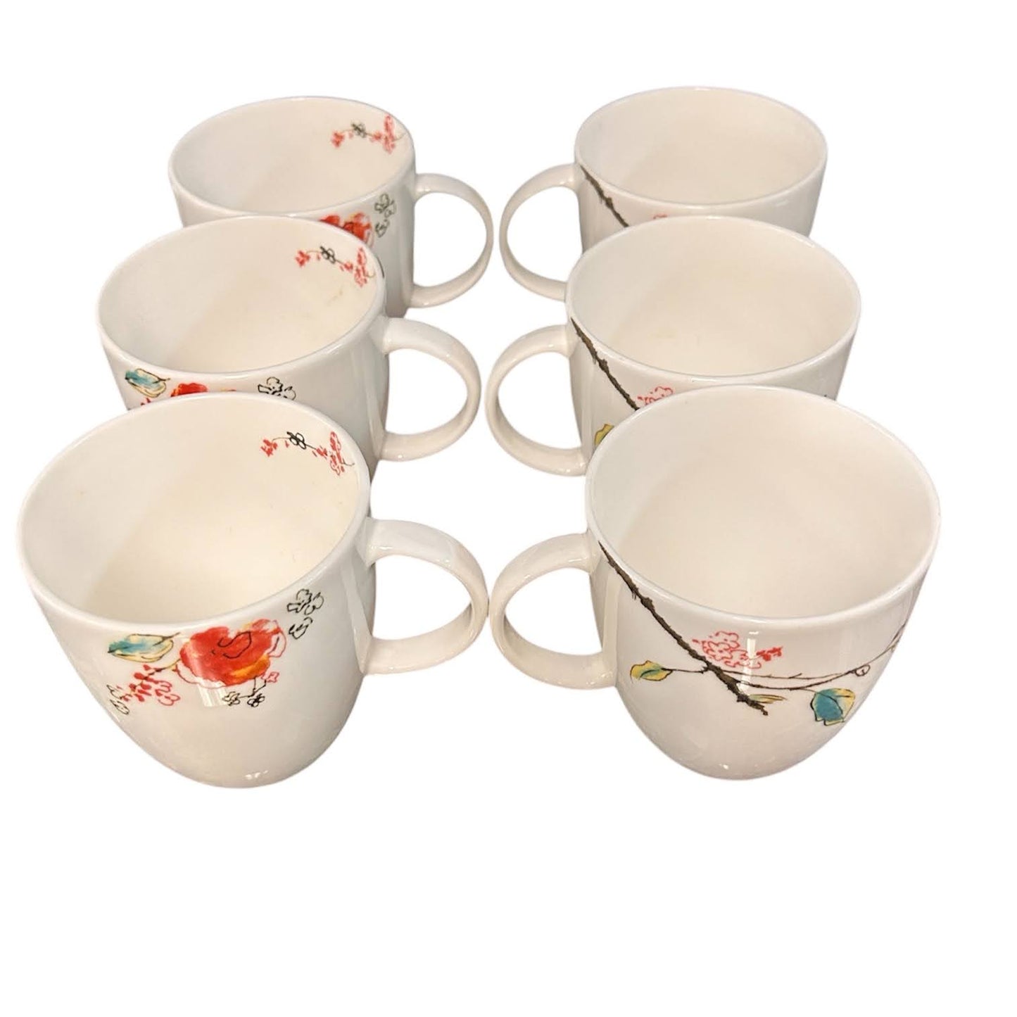 Set of 6 Coffee Mugs