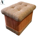 ORANGE OTTOMAN