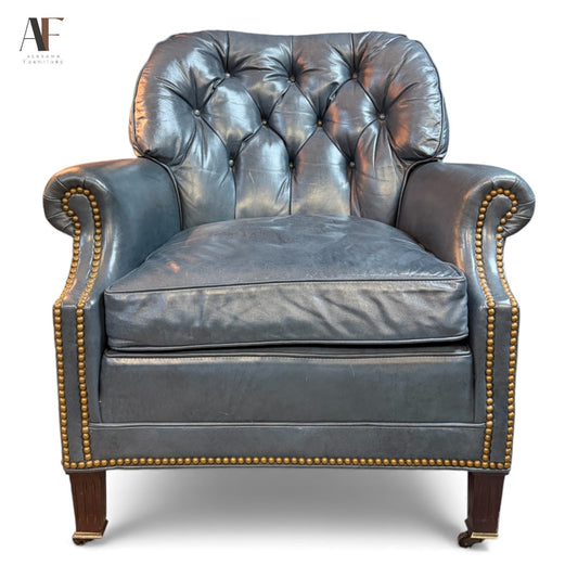 HANCOCK & MOORE LEATHER CHAIR