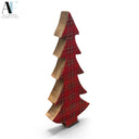 TALL PLAID CHRISTMAS TREE