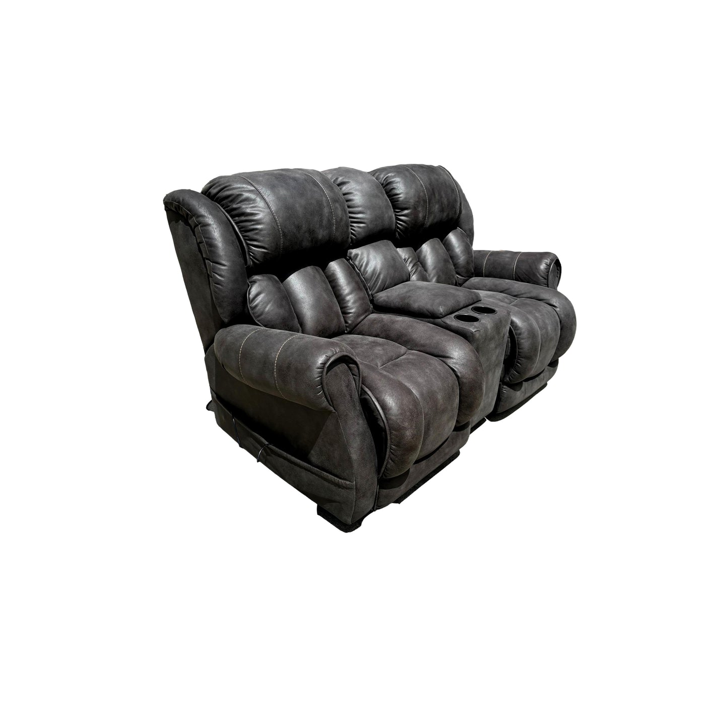 Gray Power Reclining Loveseat