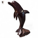 WOOD CARVED DOLPHIN