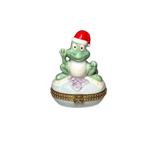 Porcelain Frog Box