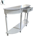 WHITE SOFA TABLE