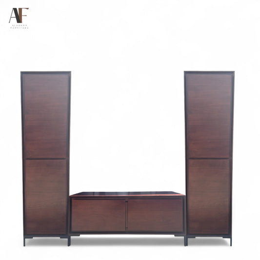 WEST ELM  STORAGE CABINET SET