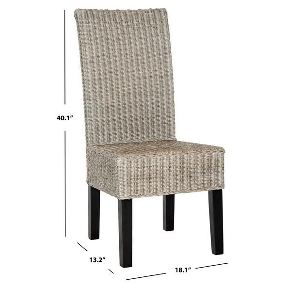 Arjun 18" H Wicker Chair Set of 2