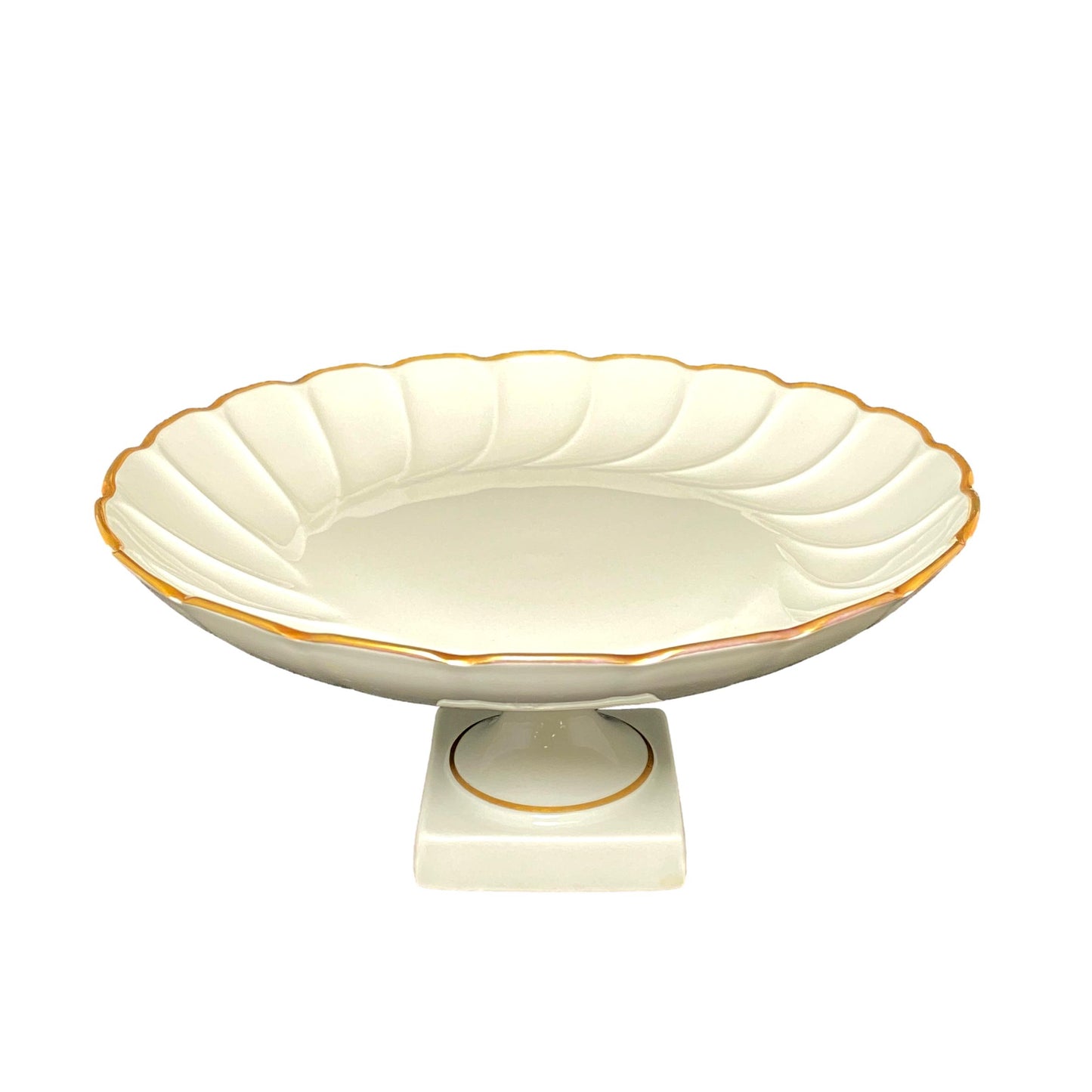 Limoges Scalloped Compote