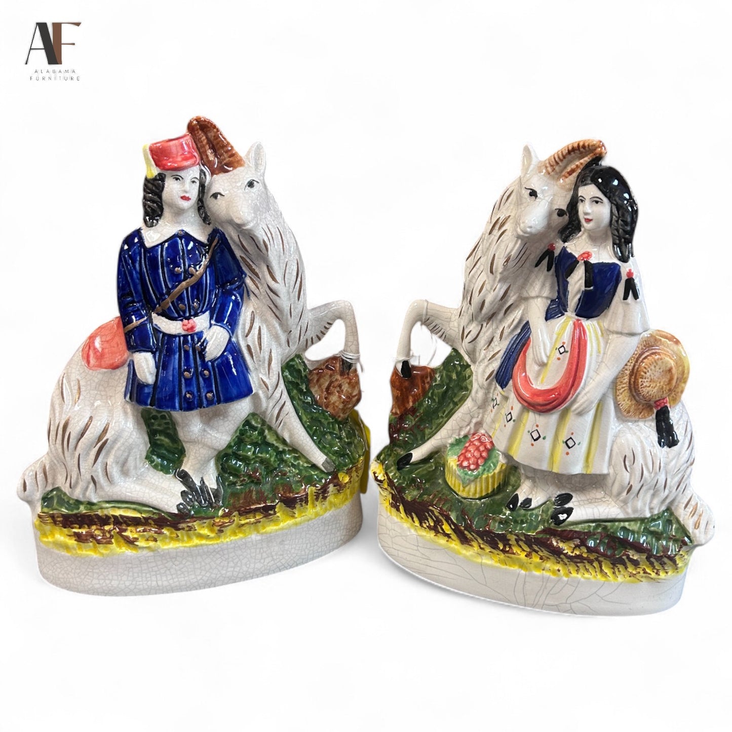 STAFFORDSHIRE FIGURINE (PAIR)