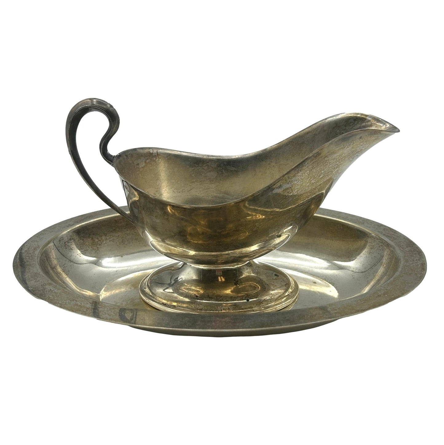 Silver Plate Gravy Server