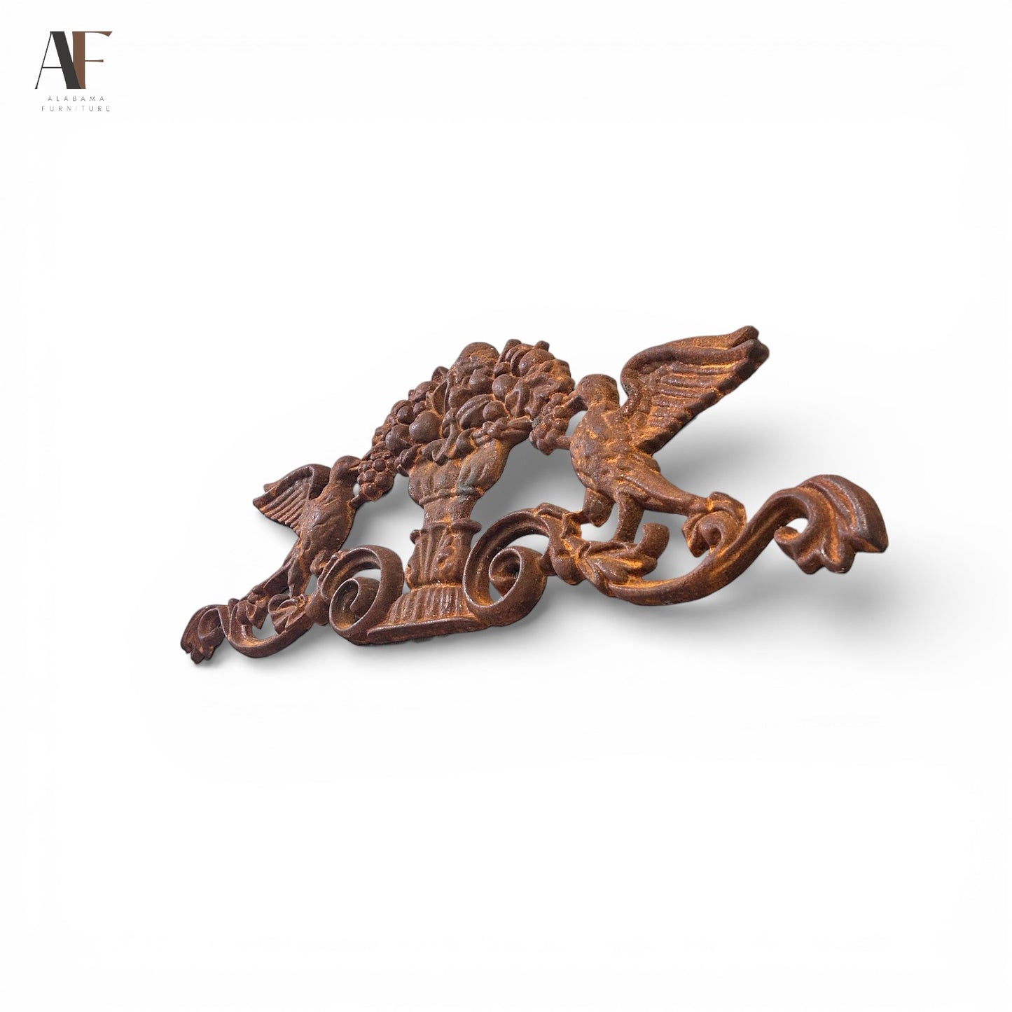 ANTIQUE CAST IRON BIRD WALL DECOR