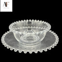 IMPERIAL GLASS CANDLEWICK MAYONNAISE SET