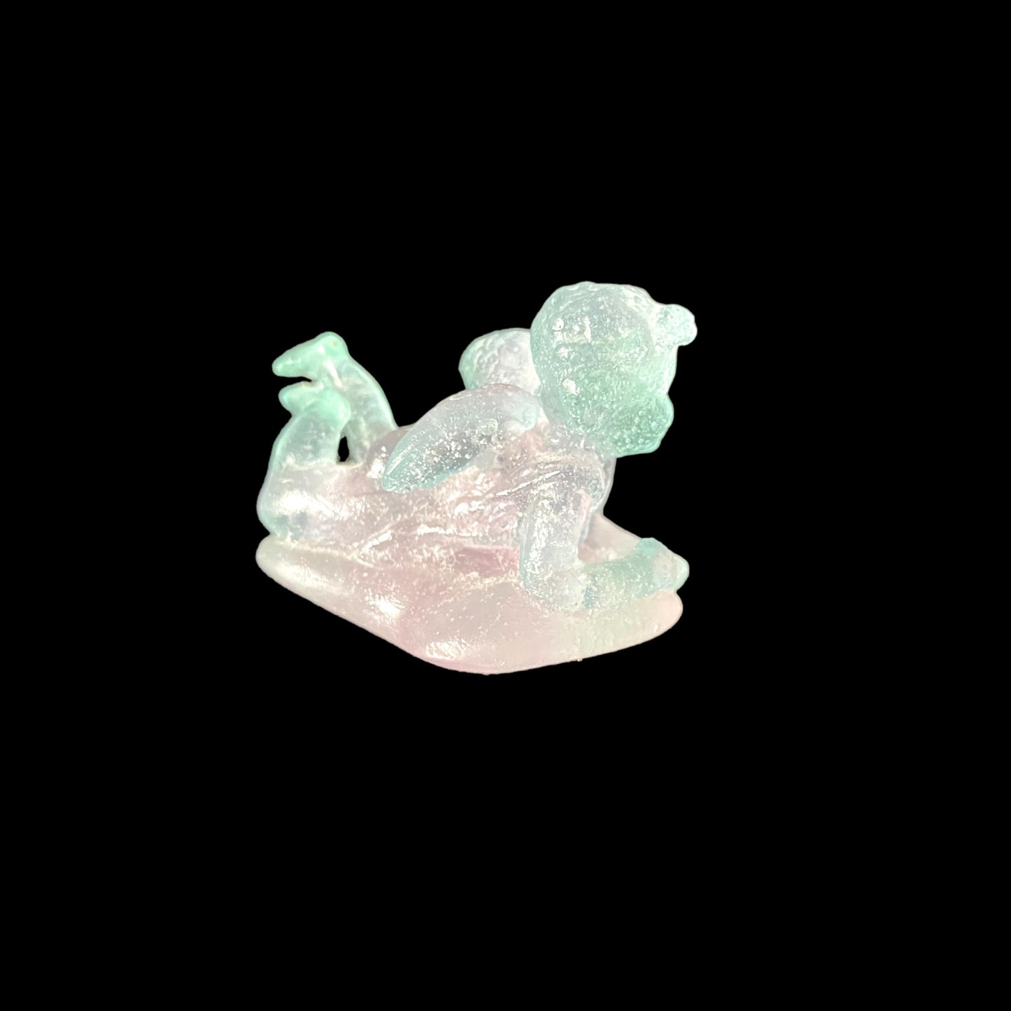 Crystal Pate De Verre Cupid