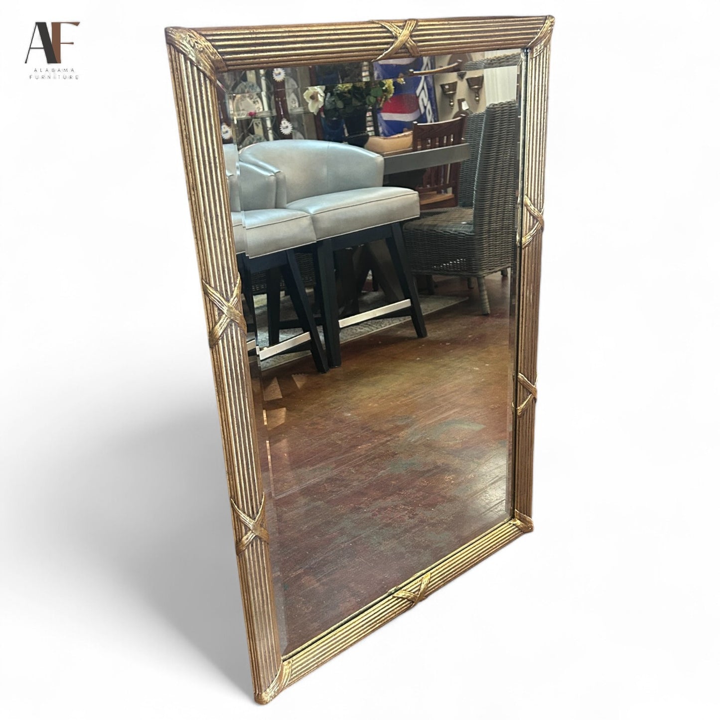 GOLD FRAMED MIRROR