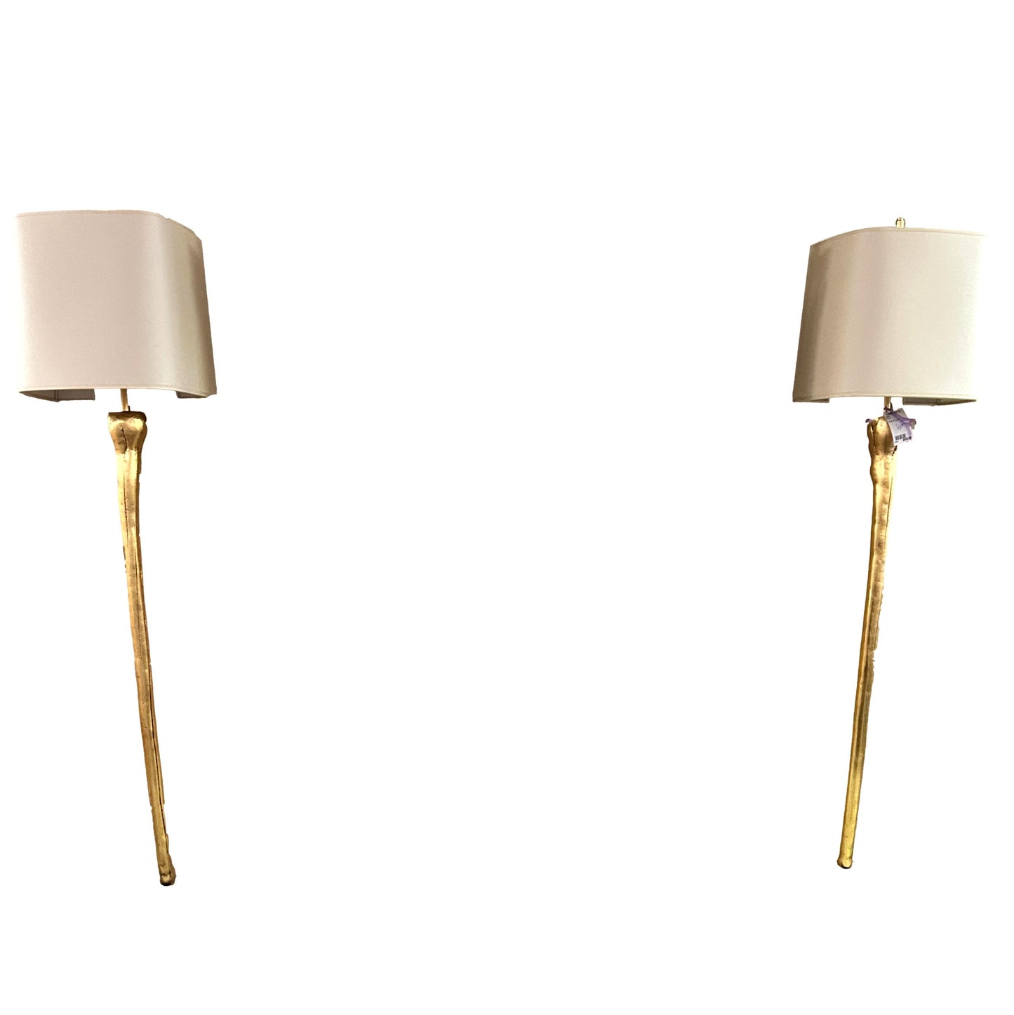 Pair of Gold Wall Sconces