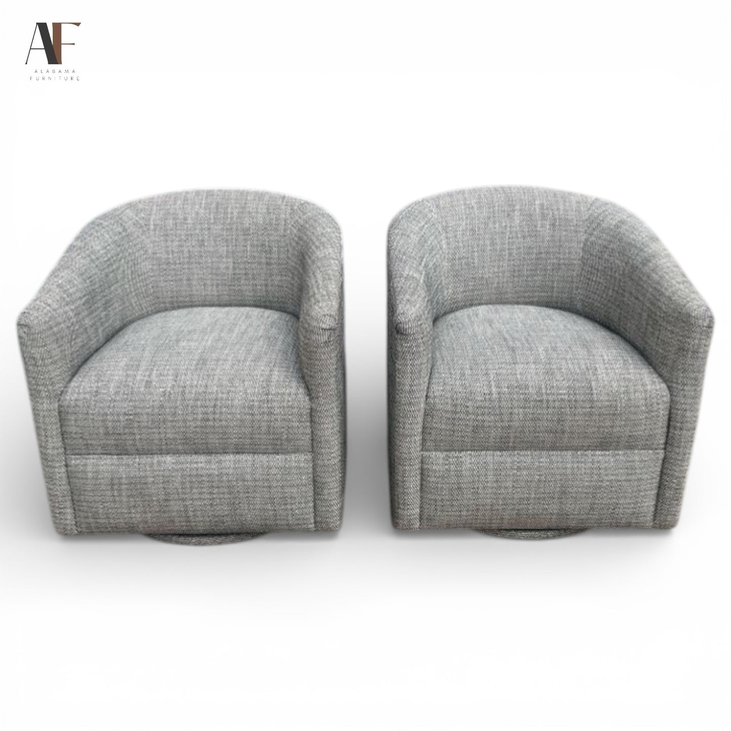 SWIVEL CHAIRS (PAIR)