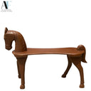 WOOD HORSE BENCH
