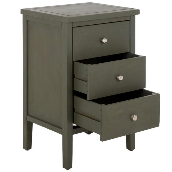 Deniz End Table With Storage Drawers