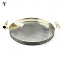HAMMERED NICKEL TRAY/HORN