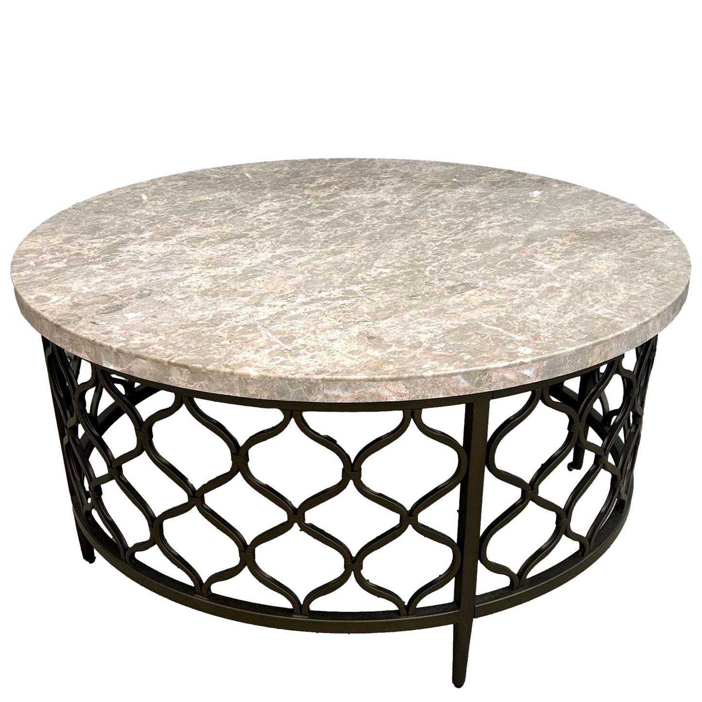 Faux Marble Top Coffee Table