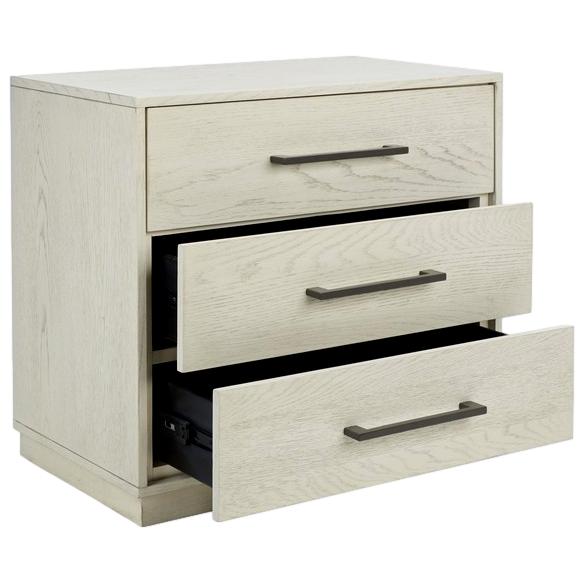 Mallory 3 Drawer Nightstand