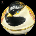 ENAMELED BIRD TRINKET BOX