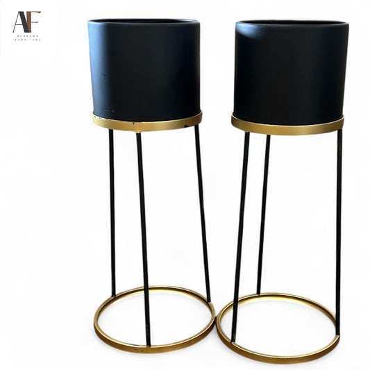 INDOOR / OUTDOOR PLANTERS (PAIR)