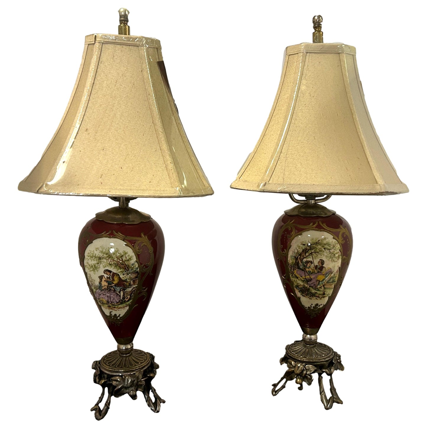 Pair Of Victorian Style Lamps