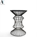 GLASS TOP END TABLE