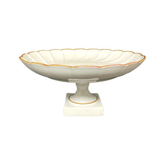 Limoges Scalloped Compote