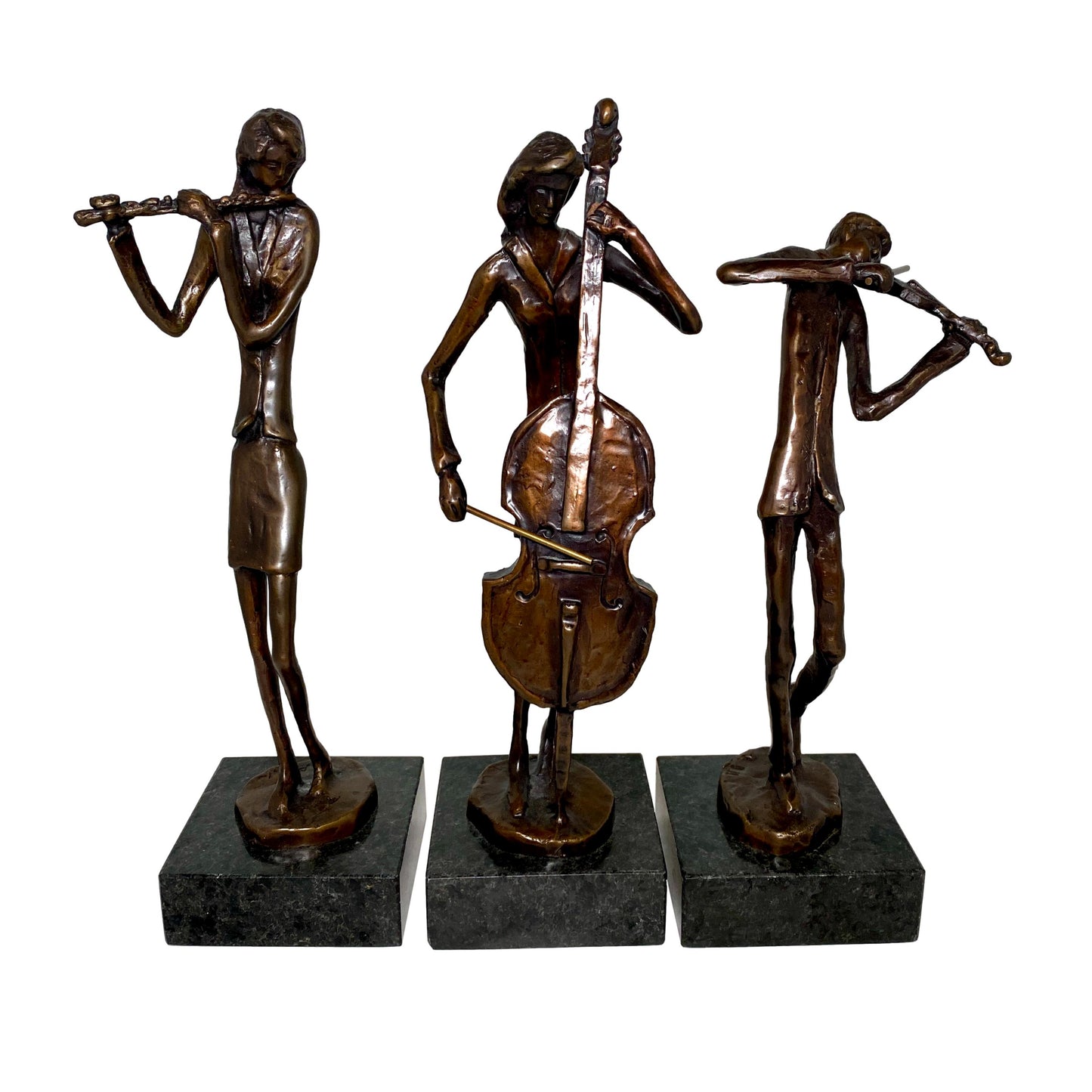 Set of Bronze Musicians