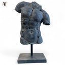 SAGEBROOK HOME CRACKLED TORSO SCULPTURE