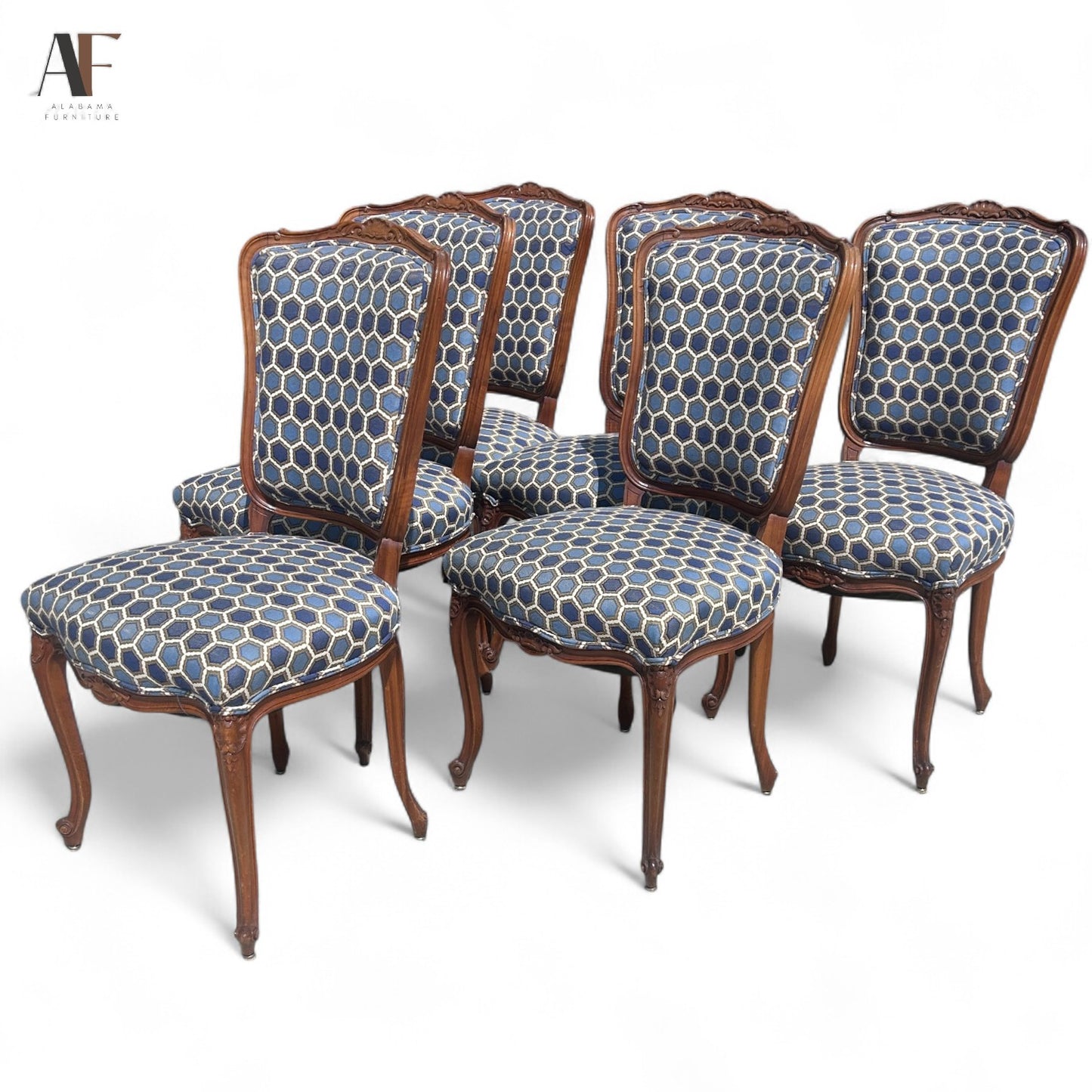 WAYDELICH CABINET MAKER TABLE WITH 6 CHAIRS