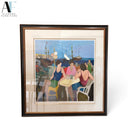 "Old Jaffa Port" ITZCHAK TARKAY SERIGRAPH