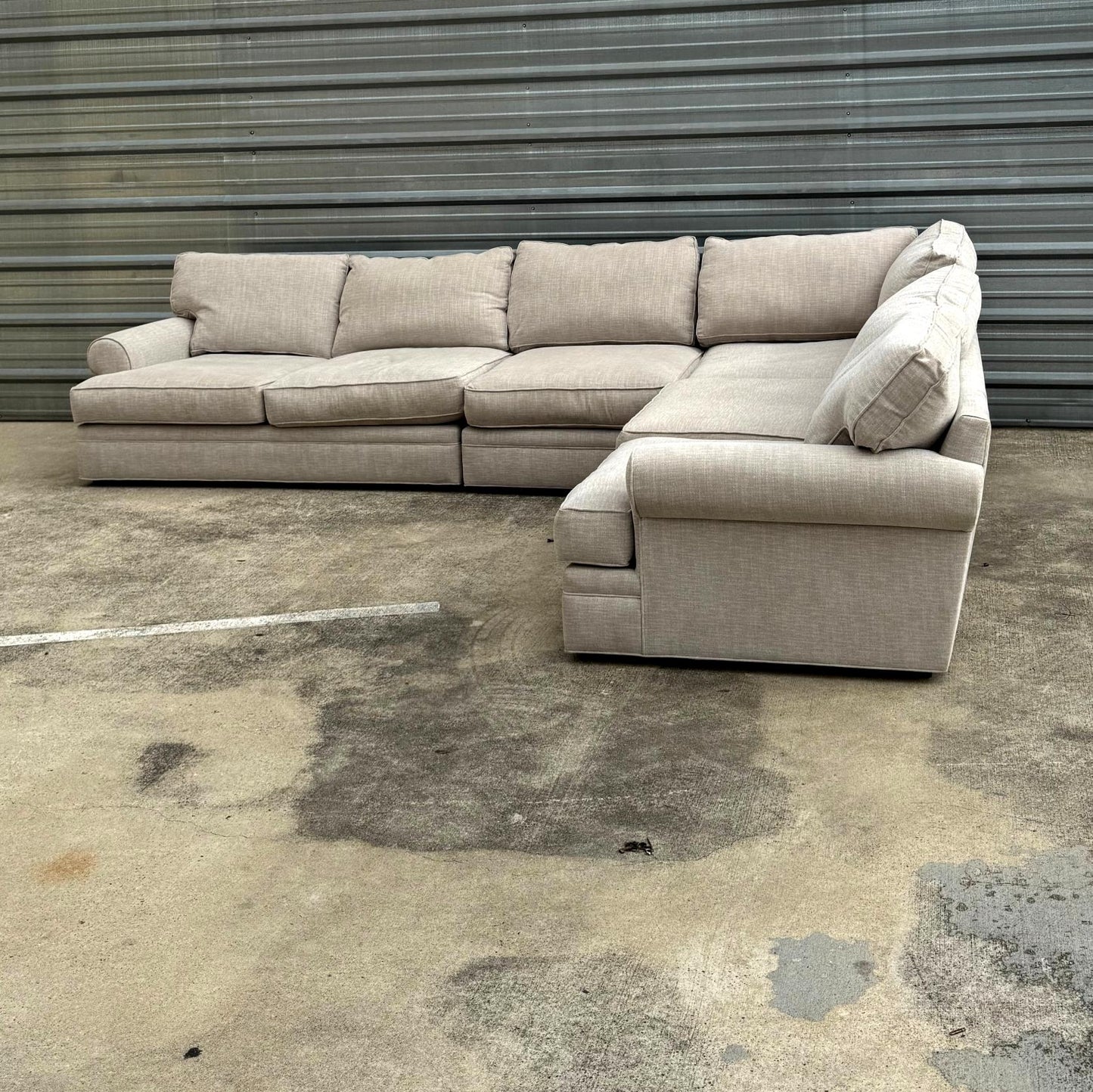 4 Piece Sectional Sofa Beige