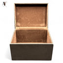 LARGE FAUX LEATHER BOX