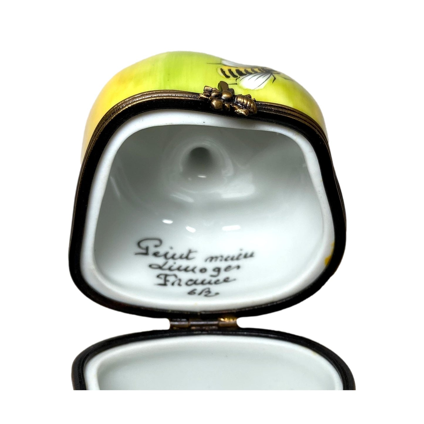 Limoge Yellow Pepper Box